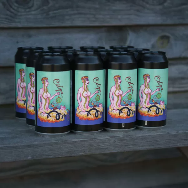 Most popular beer of Malduguns, Cilpa, with the excellent label drawn by artist E. Folks.